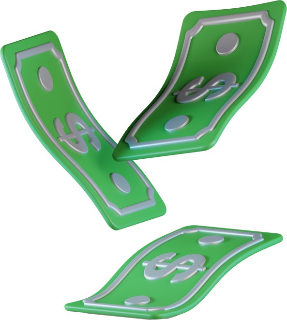 Dollar Money 3D Icon